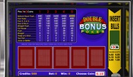 Double Bonus Video Flash Poker